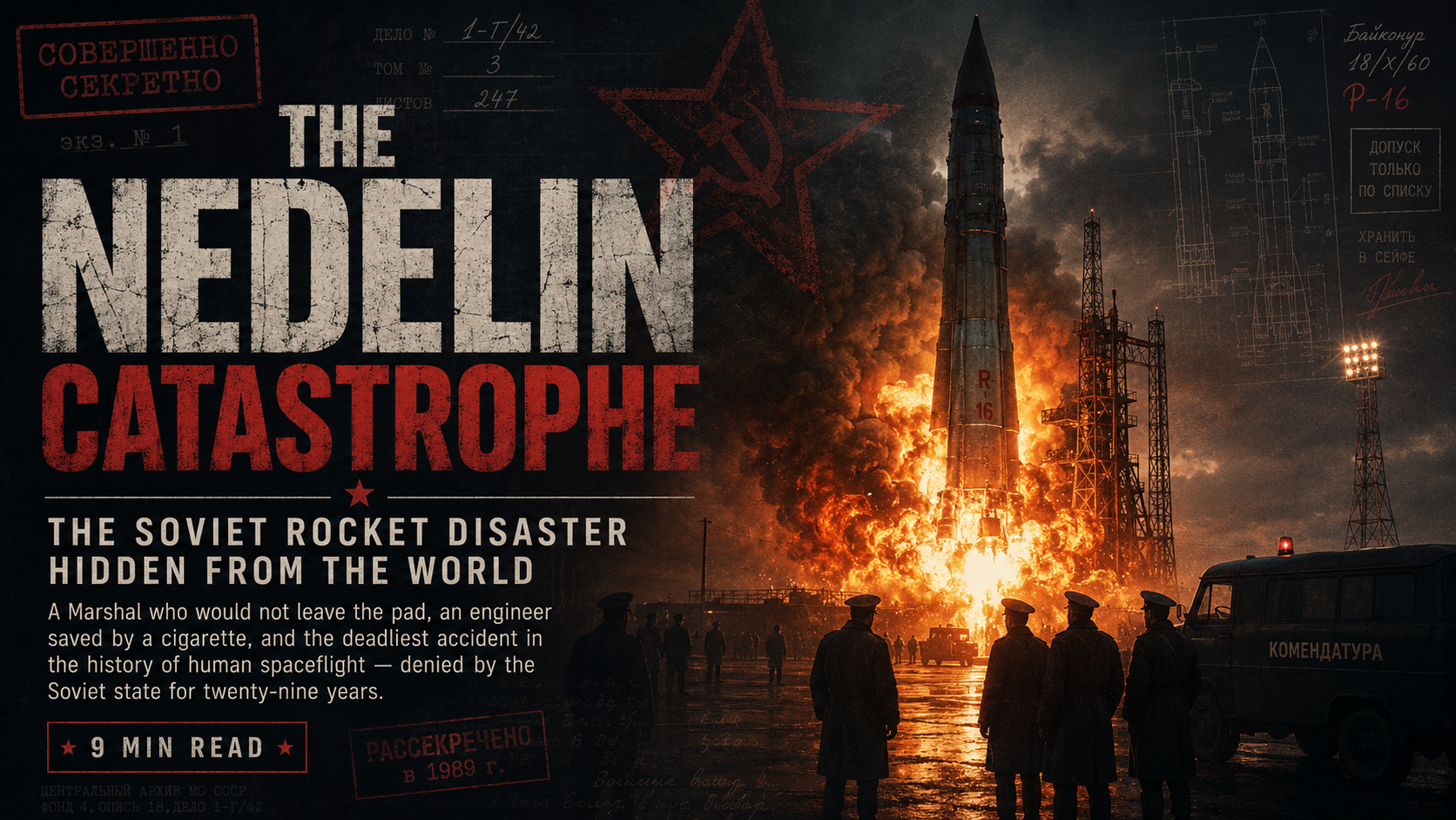 The Nedelin Catastrophe: The Soviet Rocket Disaster Hidden from the World featured image