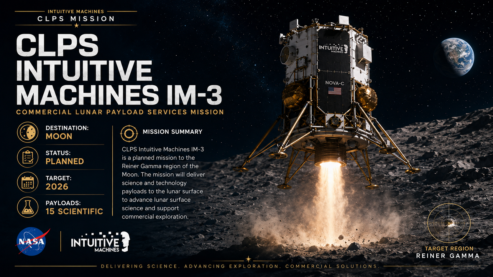 CLPS Intuitive Machines IM-3 featured image