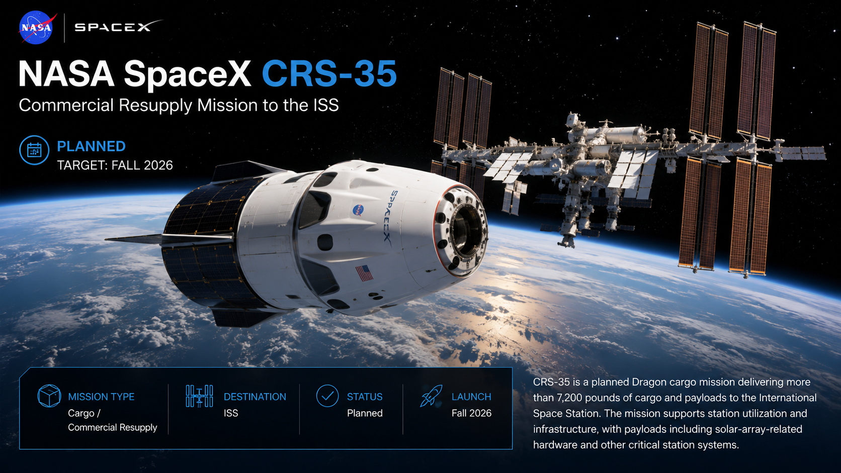 NASA SpaceX CRS-35 featured image