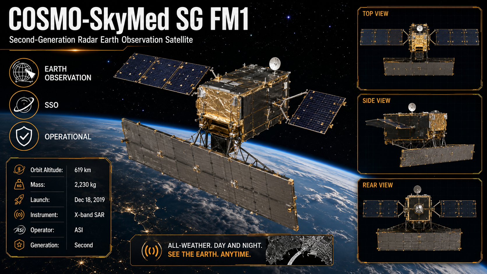 COSMO-SkyMed SG FM1 featured image