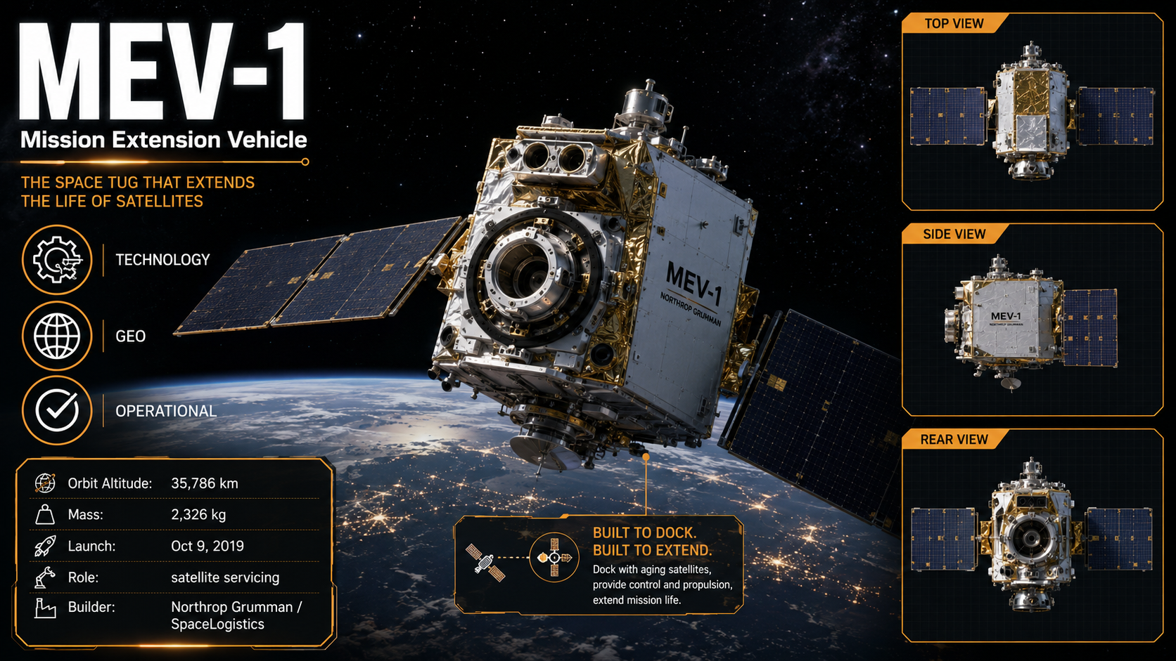 MEV-1 (Mission Extension Vehicle) featured image